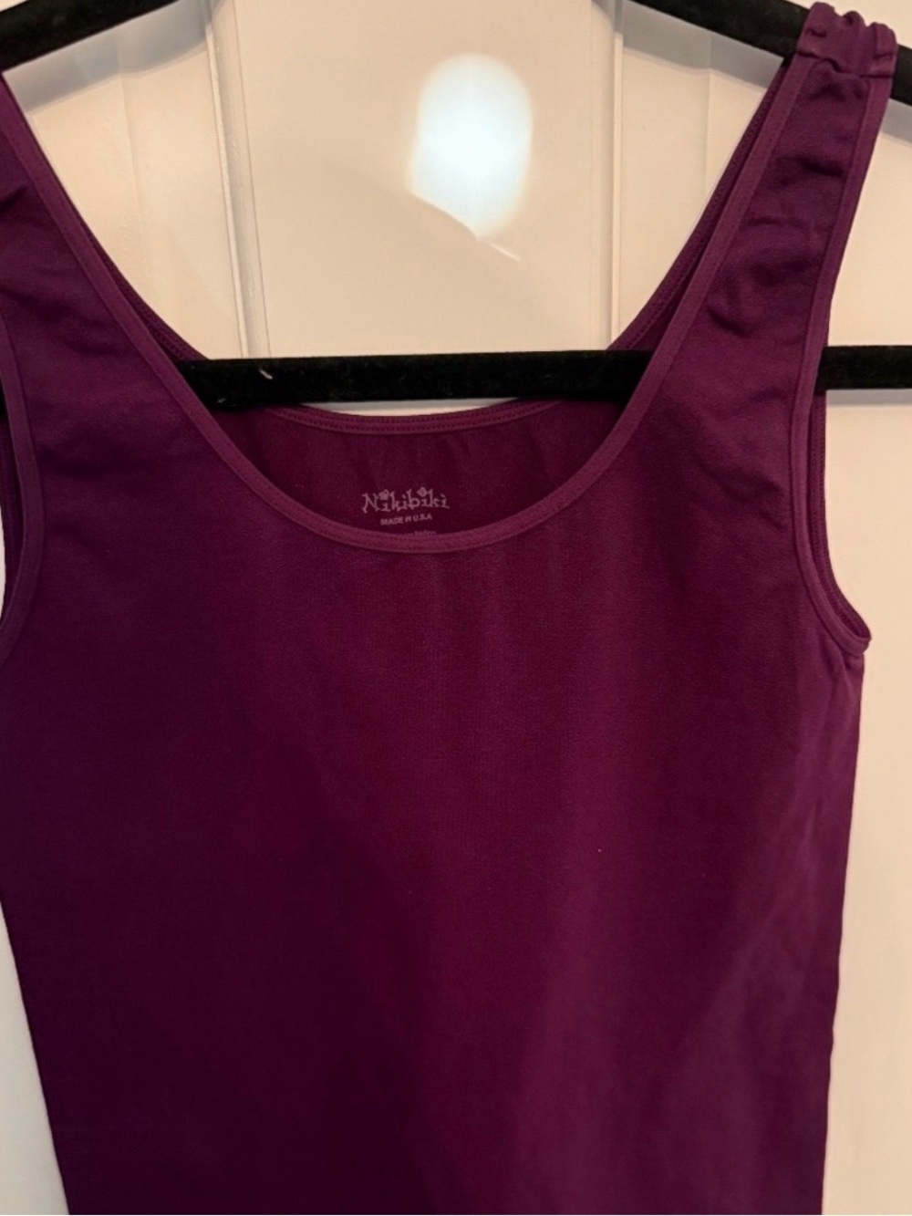 Nikibiki Plum purple Tank Top - Women's Sleeveless Scoop Neck